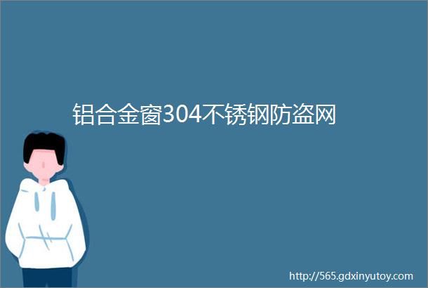 铝合金窗304不锈钢防盗网