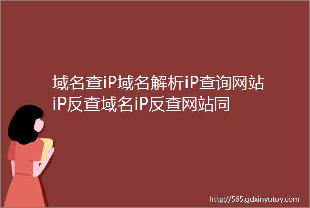 域名查iP域名解析iP查询网站iP反查域名iP反查网站同